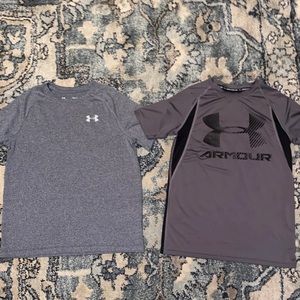 Boys under Armour shirts
